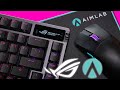 NEW Asus ROG Azoth / Harpe Ace w Aim Lab - FIRST LOOK