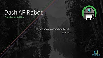 Dash Accounts Payable Automation for SYSPRO ERP (2)