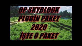 Op Skyblock Plugi̇n Paketi̇ V5 2020 Beklenen Paket-Di̇rekt Li̇nk