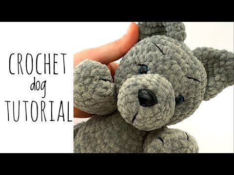 Crochet dog/wolf tutorial - free pattern