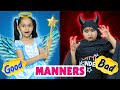 GOOD MANNERS | Angel vs Devil | Types of Kids | ToyStars