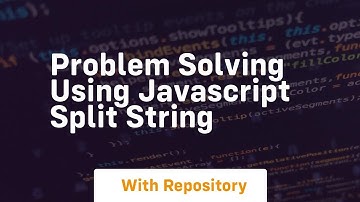 Problem solving using javascript split string