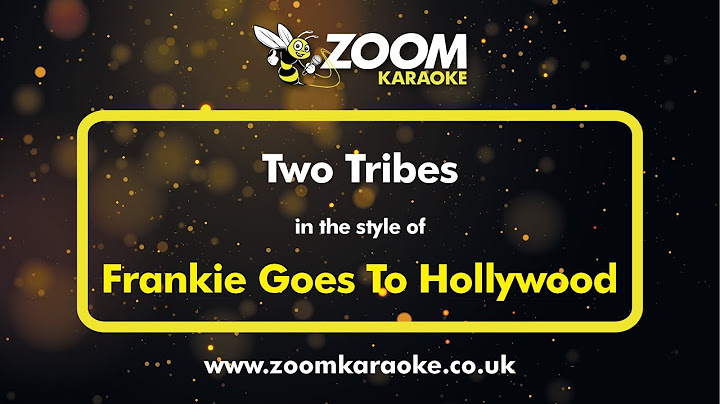 Two Tribes Karaoke version - Karaoke performance video thumbnail