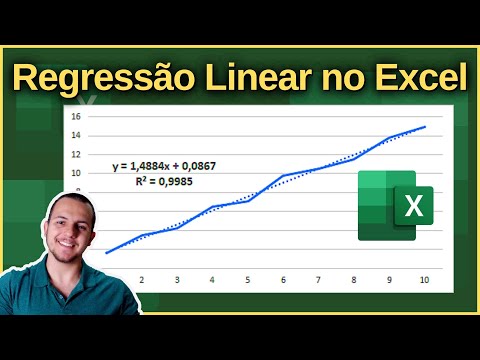 Vídeo: Como você representa um gráfico de uma linha de regressão no Excel?
