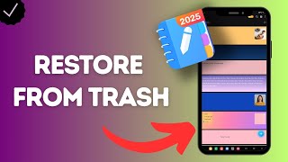 How To Restore A Note From The Trash In Easy Notes Bring It Back
