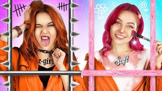 E-girl vs Soft Girl in Prison / Bad Jail vs Good Jail screenshot 1