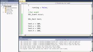 SDL Tutorial 10 The Rectangle Structure and Drawing Rectangles