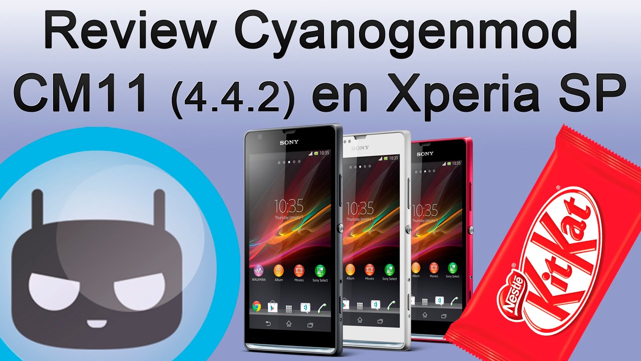 Review Cyanogenmod CM11 ( 4.4.2 ) en Xperia SP - YouTube