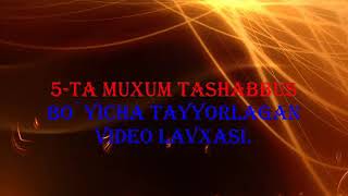 5-TA MUXUM TASHABBUS