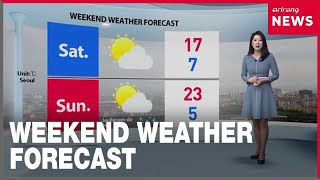 [Weather] Light rain across Korea, pleasant weather this weekend