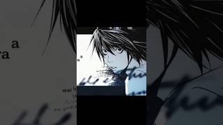 DEATH NOTE L EDIT #capcut #fypシ #viral #deathnote #edit