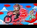 Lyna vs chocoblox en roblox bike obby