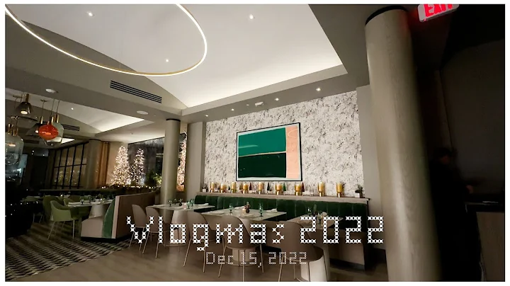 Vlogmas 2022 Day 15: Dinner at a swanky new restau...