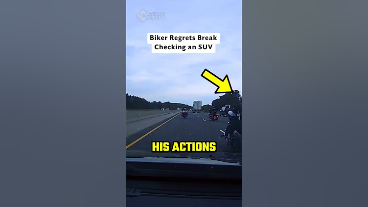 Biker gets humbled in a road rage incident