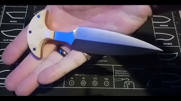 AG Russell mammoth ivory push dagger!!!