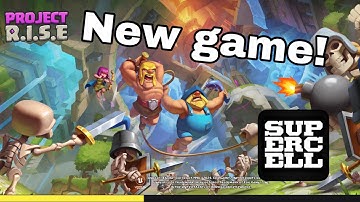 *NEW* SUPERCELL GAME! - Project R.I.S.E - gameplay!