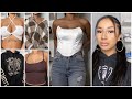 CYBER MONDAY/ BLACK FRIDAY HAUL ft PRETTYLITTLETHING, SHEIN, & VINTAGE CLOTHES