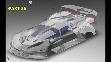 how to design Bugatti Bolide in solidworks part 36