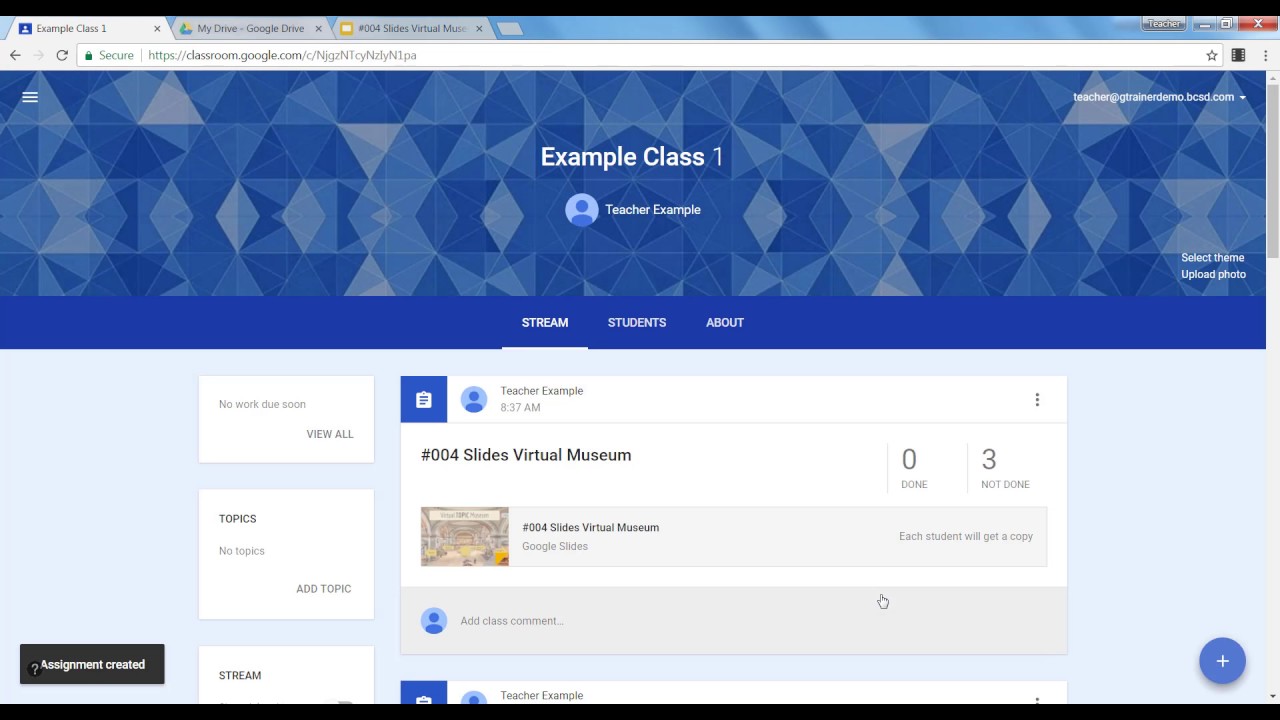 google classroom assignment copy for each student