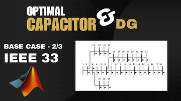 Optimal Capacitor and DG IEEE 33 Base Case 2/3