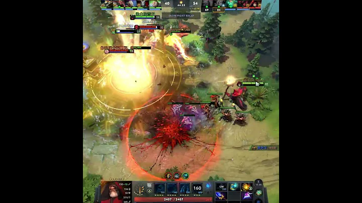 Level 3 Warlock in 34 Seconds 🔥Easy 3037 Golds #dota2 #Rampage #Dota2gameplay