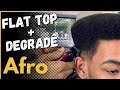 CORTANDO CABELO AFRO (DEGRADÊ + FLAT TOP) Com Farley Santiago