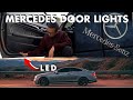 Easy mercedes cclass door lights install  c63 amg 507 edition