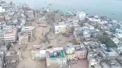 Kashi vishwanath corridor drone video