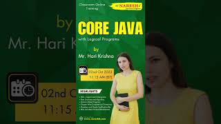 Core Java Online Training | NareshIT screenshot 1