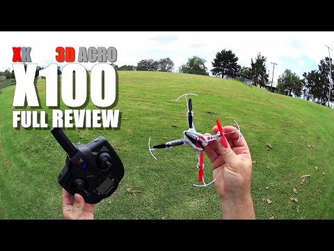 XK X100 3D ACRO QuadCopter - Full Review - [UnBox, Inspection, Flight Test, Pros & Cons]