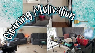Clean With Me 🧽| A cleaning machine | Cleaning my depressed house🤭