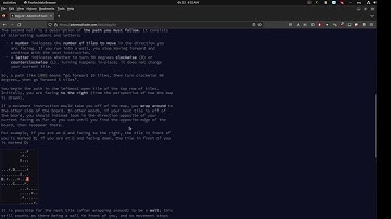 Advent of Code 2022 - Day 22 (Uncut, 1/4)
