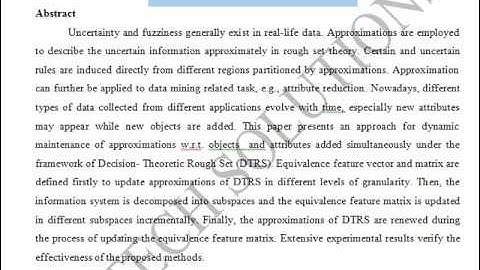 A decision theoretic rough set approach for dynamic data mining