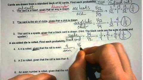 Algerba 2   Unit 7   Conditional Probability