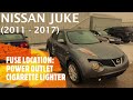 nissan juke cigarette lighter fuse Nissan Juke - POWER OUTLET / CIGARETTE LIGHTER FUSE LOCATION (2011 - 2017) nissan juke cigarette lighter fuse Nissan Juke - POWER OUTLET / CIGARETTE LIGHTER FUSE LOCATION (2011 - 2017)