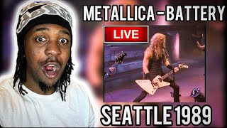 FIRST TIME REACTING to Metallica - Battery (Live in Seattle 1989)