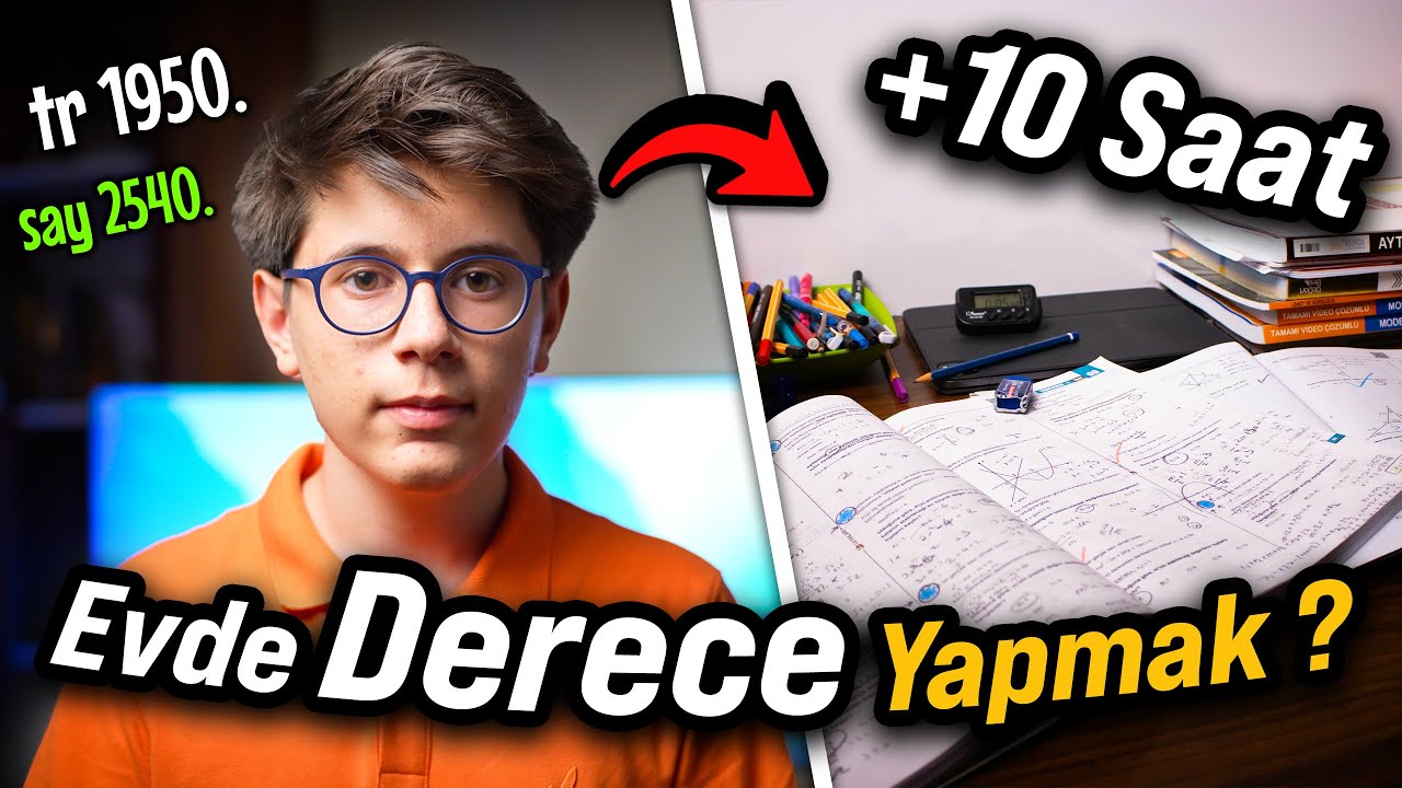 Evde Çalışarak Nasıl YKS'de Derece Yaptım ?