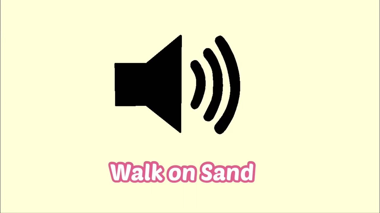 Walk on Sand Sound Effect YouTube