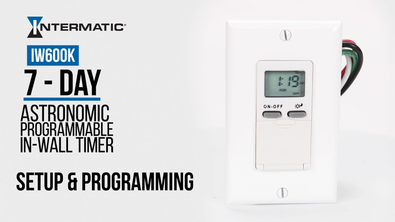 Programmable Astronomic In Wall Timer