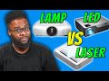 Lamp vs led vs laser projectors  whats the difference