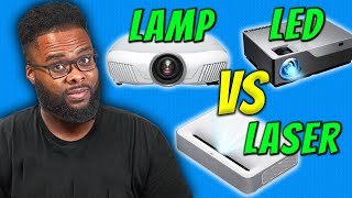 Lamp vs LED vs Laser Projectors - What's The Difference?