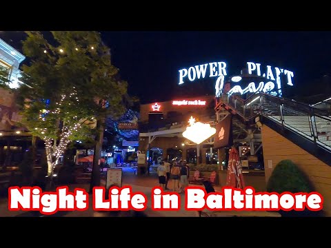 Video: Power Plant Live! Nachtleven in B altimore