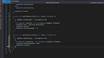 C# Projects for Beginners: Creating Text Editor 14/16