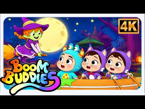 Remo, remo en mi bote | Cuidado con los esqueletos! Canciones para niños