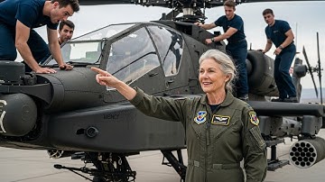 Experts Failed to Fix the AH-64 Apache Until Retired Female Pilot Walked In and Solved It in Minutes