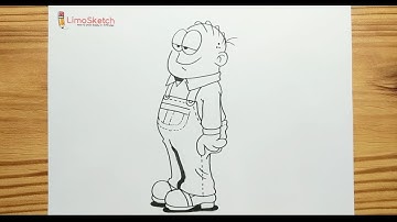 HOW TO DRAWING DOC BOY - THE GARFIELD