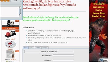 Transformice Kabile Bot Açma sorunu