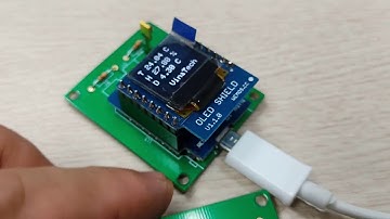 SHT85 sensor on the prepared PCB working with wemos d1 mini