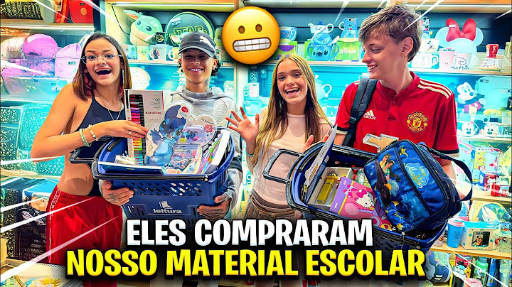 NOSSOS NAMORADOS COMPRARAM NOSSO MATERIAL ESCOLAR 2025!!