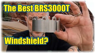 : The best BRS 3000T Windshield? #brs3000t #ultralight #wildcamping
